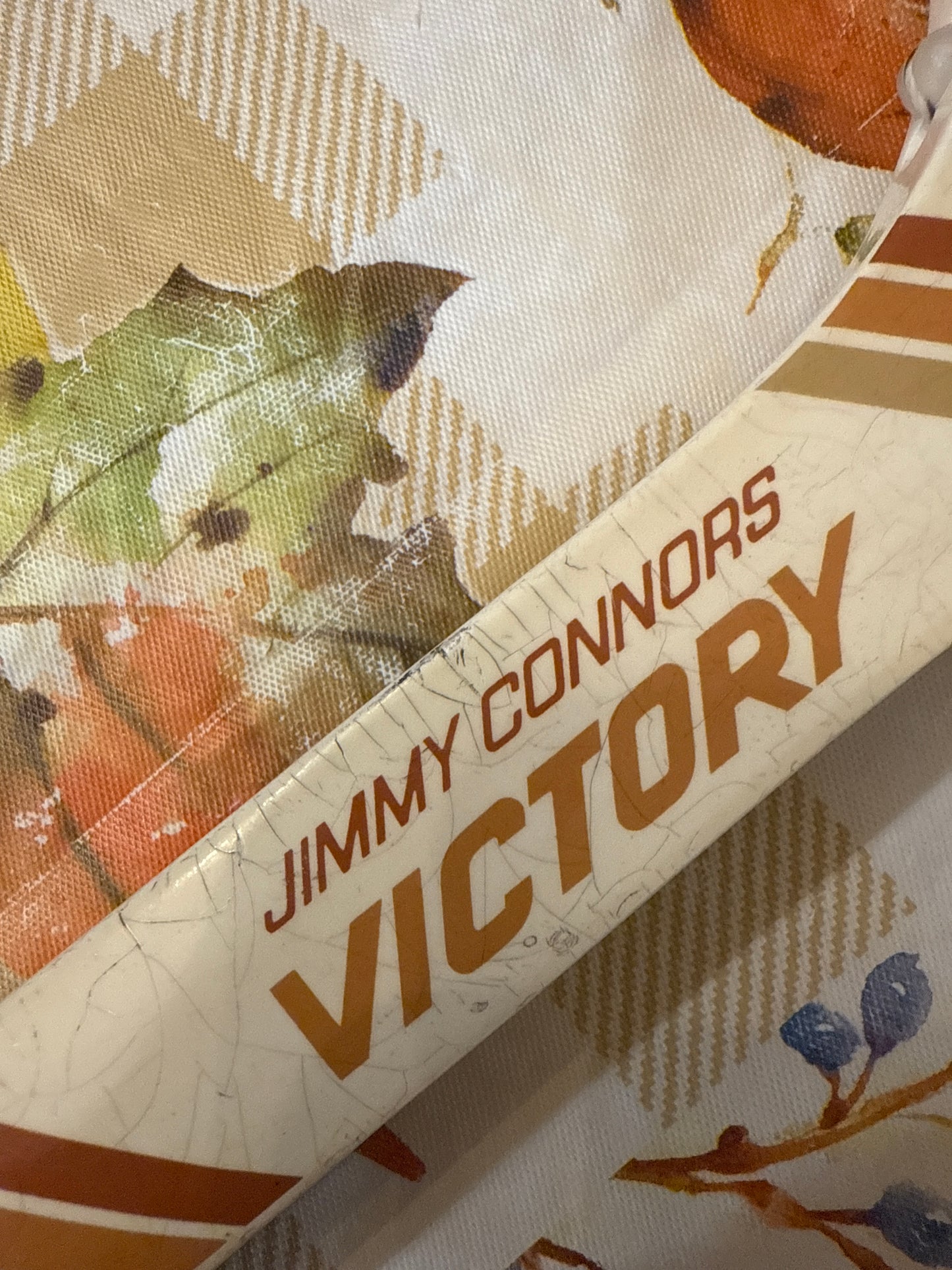 Wilson Jimmy Connors Victory Wood Tennis Racquet– Vintage 1970s Collectible