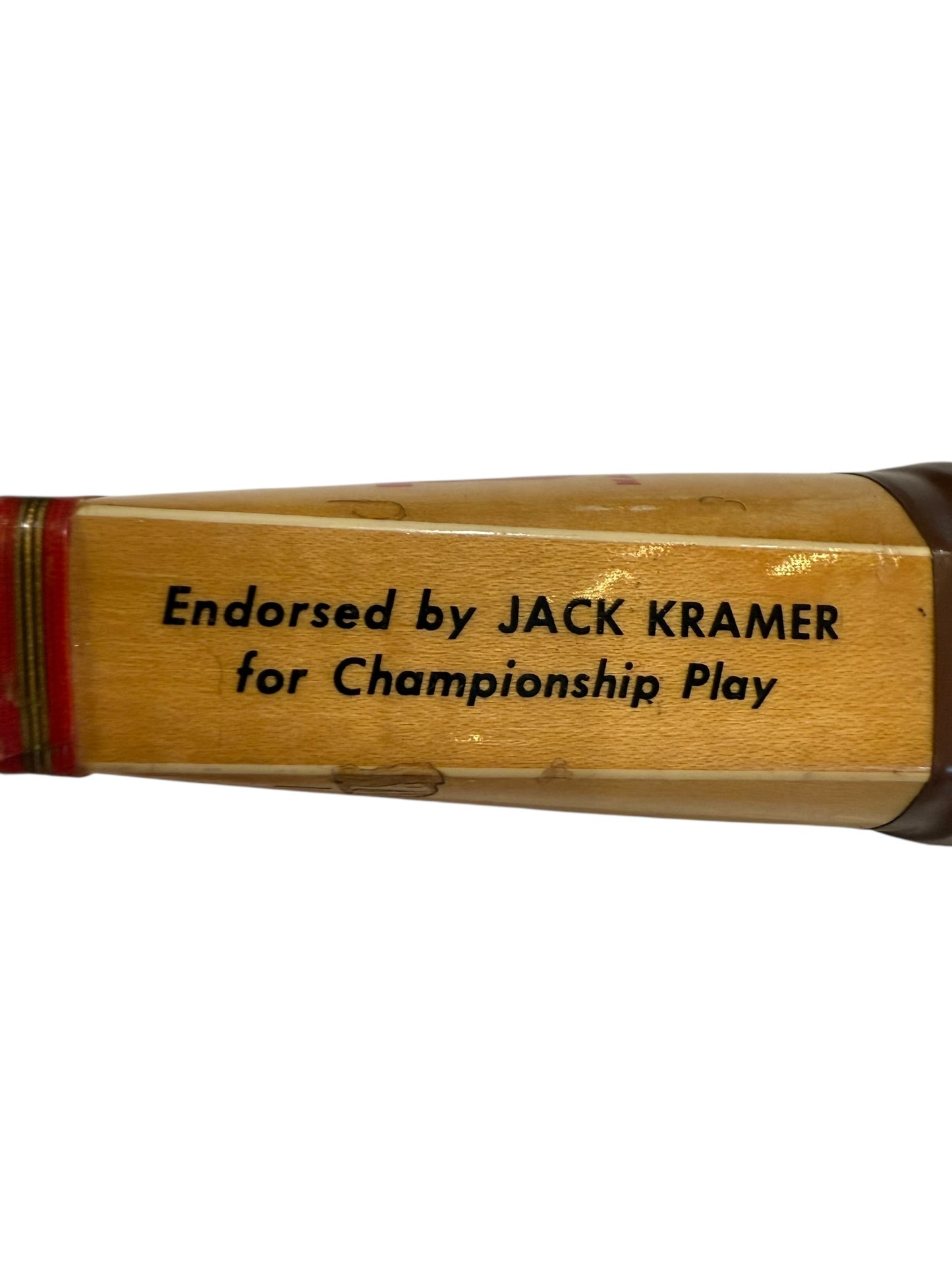 Vintage Wilson Jack Kramer Autograph “Strata-Bow” Tennis Racquet– Speed Flex Fibre Face (Made in USA, 4 ⅝ Grip)