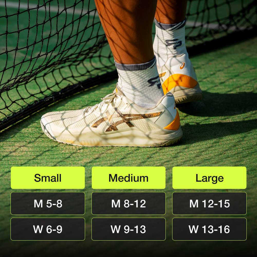 Youth/XS Anti-Slip Tennis Socks - 1 Pair
