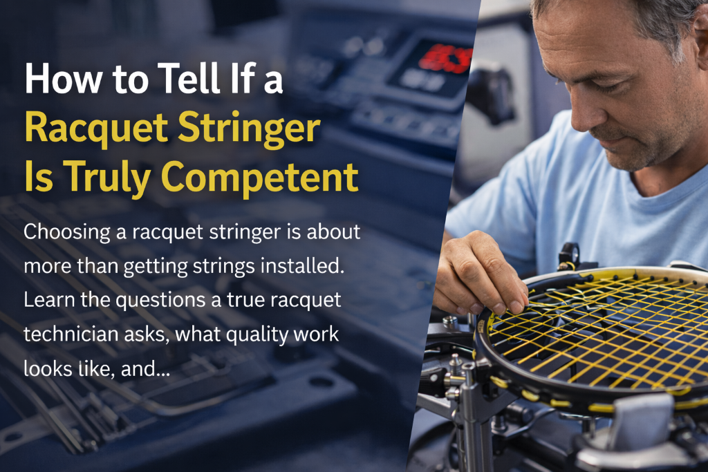 How to Tell If a Racquet Stringer Is Truly Competent