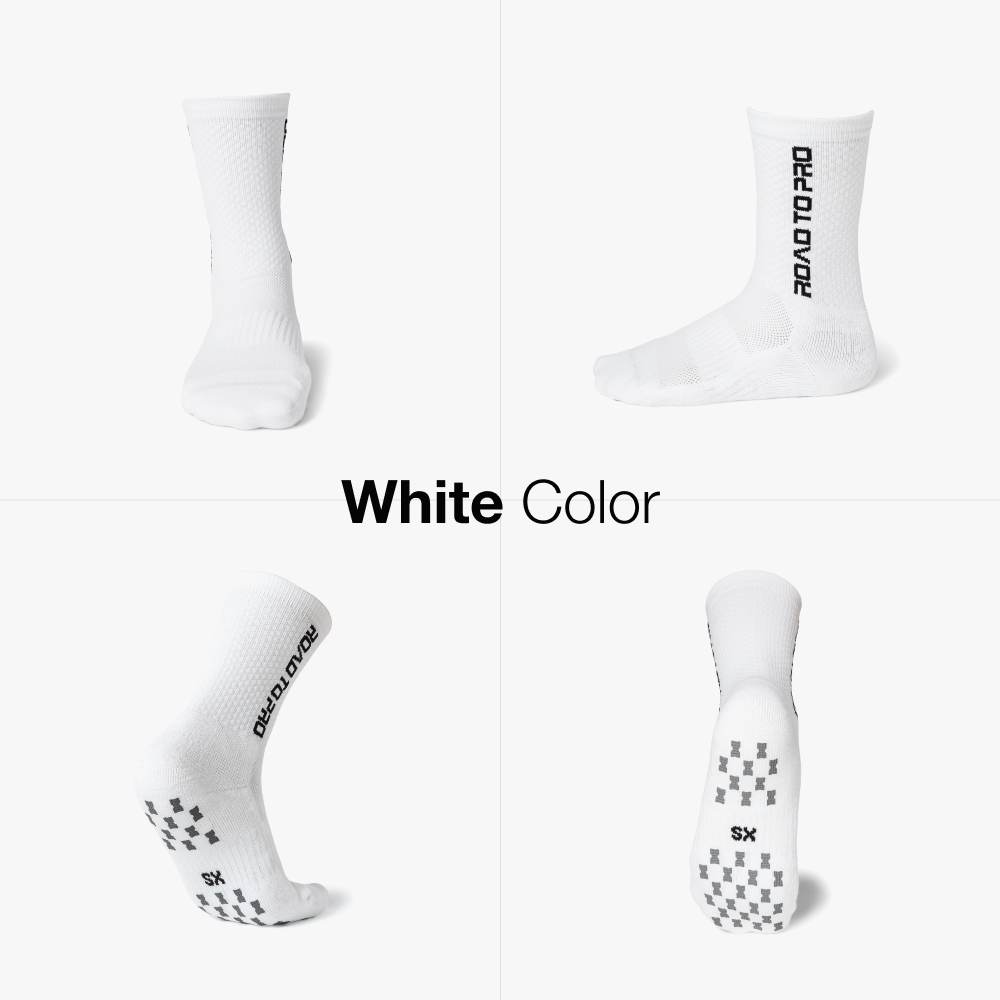 Youth/XS Anti-Slip Tennis Socks - 1 Pair