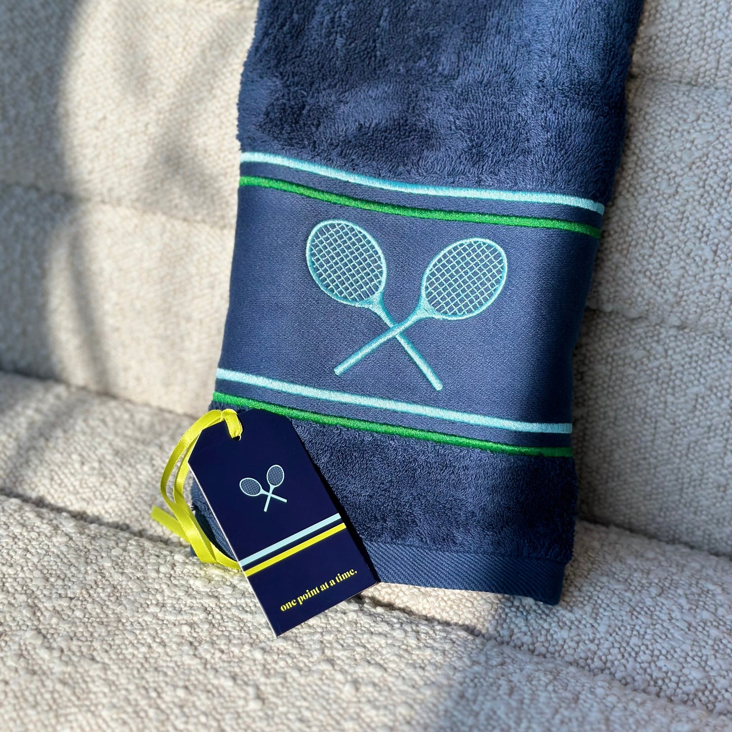 MATCHTIME Tennis Towel—Navy