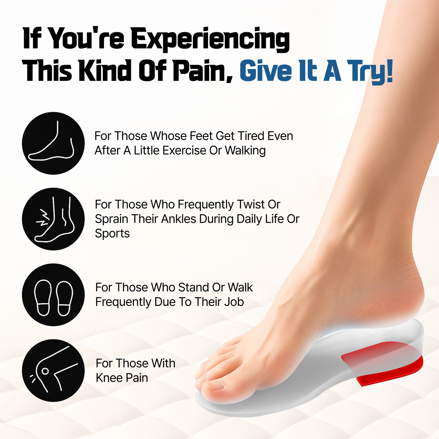 Joint-Protection Heel Pad - 1 Pair