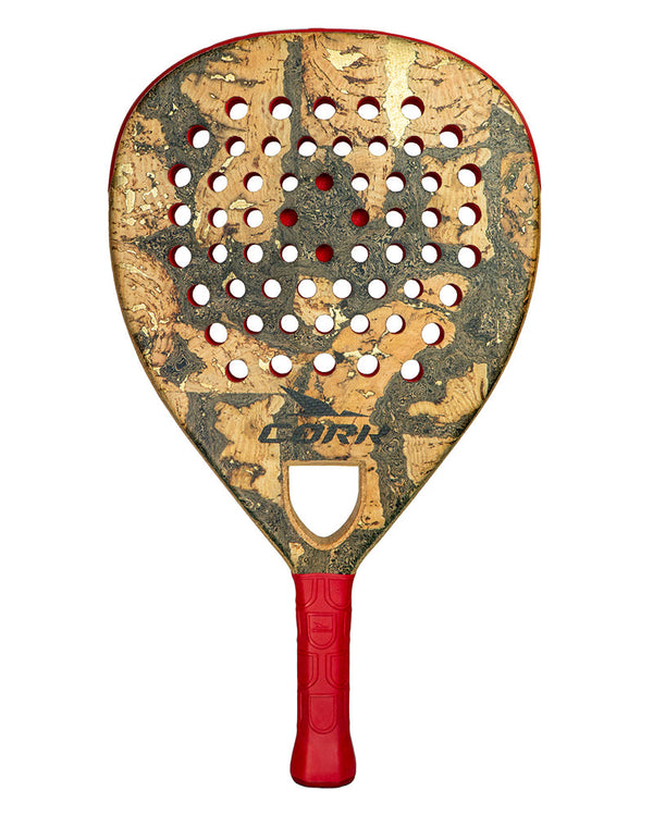 Cork Padel Racket Extreme Red + FREE Thermobag