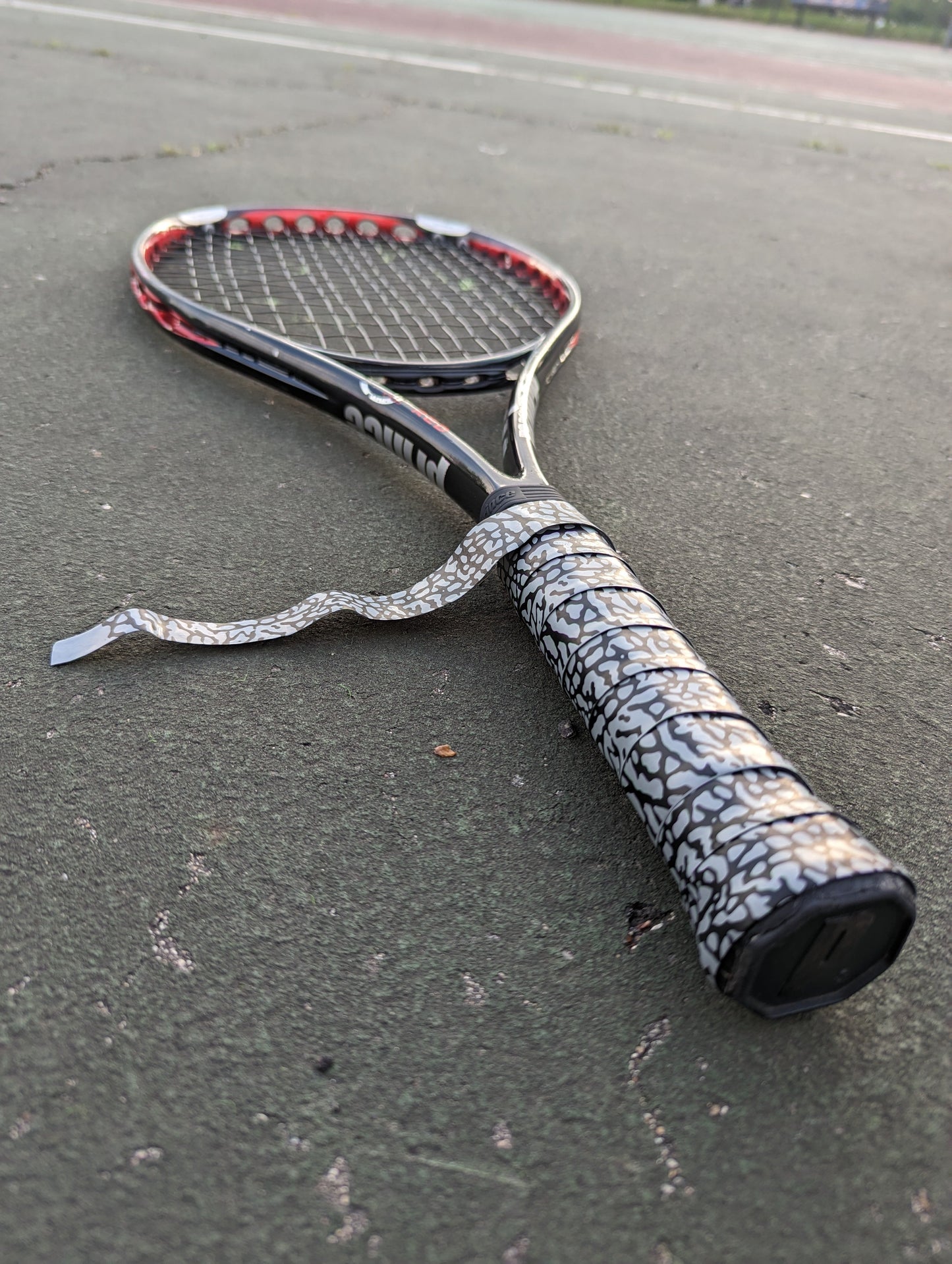 Pickleball/Tennis Overgrip Grip Tape from Kicks Grips - Elephant Print (3-Pack)