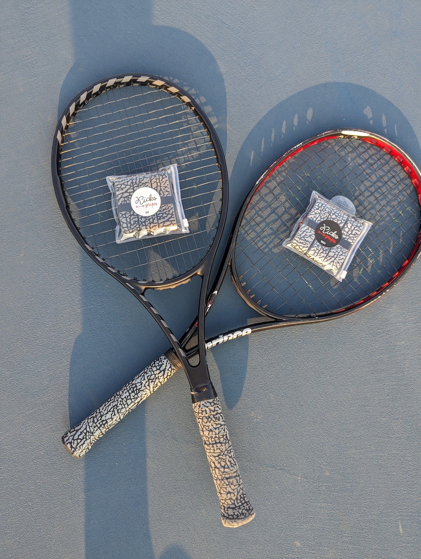 Pickleball/Tennis Overgrip Grip Tape from Kicks Grips - Elephant Print (3-Pack)