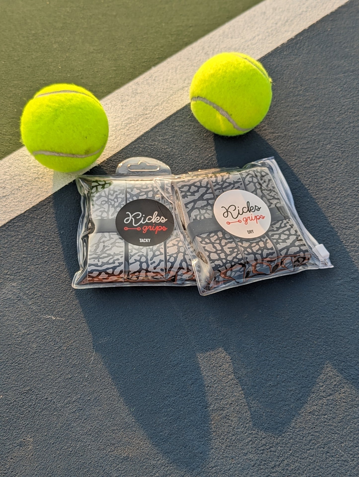 Pickleball/Tennis Overgrip Grip Tape from Kicks Grips - Elephant Print (3-Pack)